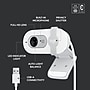 Logitech Brio 100 HD 1080p Webcam, 2 Megapixels, Off-White (960-001616)~#|#~EDFDC767-B1C8-4123-8E3BA66CABD453BE_sc7