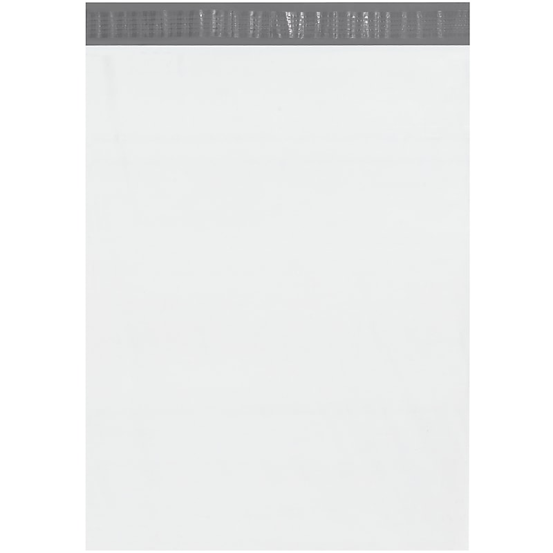 14.5" x 19" Self-Sealing Poly Mailer, White, 500/Carton (B876) image 1