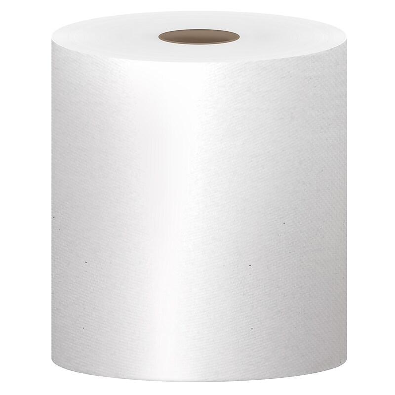 Scott Essential Recycled Hardwound Paper Towels, 1-ply, 1000 ft./Roll, 12 Rolls/Carton (01000) image 1
