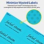 Avery Laser/Inkjet Multipurpose Labels, 2" x 4", Bright Blue, 10 Labels/Sheet, 10 Sheets/Pack (94207-BBP10)~#|#~EE033122-B689-418E-8FC50C103A984AC8_sc7