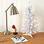 Nearly Natural White Artificial Christmas Tree, 2' (T1698)~#|#~EE0C8174-289F-4846-A66048C1B6E886A7_sc7