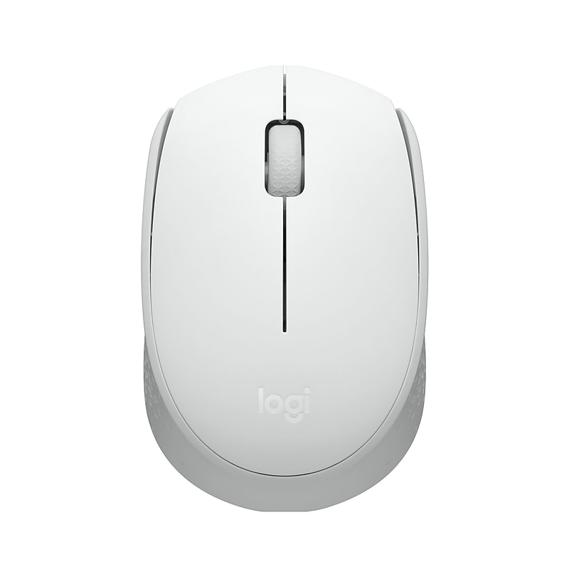 Logitech M170 Wireless Ambidextrous Optical Mouse, Off-White (910-006864) image 1