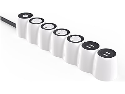 360 Electrical Powercurve 4-Outlet 4-USB Port Surge Protector, 5′, White (3E0778-WVG4NA) Sansujyuku sansujyuku.com