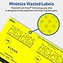 Avery Laser/Inkjet Multipurpose Rectangle Labels, 5" x 3.5", Neon Yellow, 160/Pack (94256)~#|#~EE16D352-7E24-42C7-81D42A151716DA49_sc7
