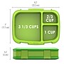 bentgo Fresh Bento Box, 4-Compartment, Green, 39.2 oz. (BGOFR-2G)~#|#~EE177B8E-0F92-4276-83A0153A19347A71_sc7