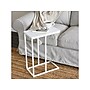 Household Essentials Jamestown 10.25"W x 17.75"D Laminate End Table, Scandinavian White/White (8100-1)~#|#~EE1A0DDF-4123-4EB1-B3A82CAB719EDBAE_sc7