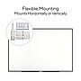 TRU RED™ Melamine Dry Erase Board, Black Frame, 6' x 4' (TR59365)~#|#~EE1BEBC9-0046-4499-9298F316467EBB99_sc7
