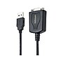 StarTech 3' USB-A to RS-232 Serial Adapter Cable, Male to Male, Black, Prolific Chip, COM Retention (1P3FPC-USB-SERIAL)~#|#~EE20A17D-A88D-4A5E-B6D4FD9F545B4087_sc7