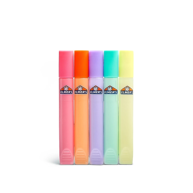 Elmer's Pastel Glue Pens, Assorted Colors, 5/Pack (2210516) image 1