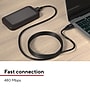 Staples TECH 16 ft. USB-A to USB-B Cable, Male to Male, Black (ST62440)~#|#~EE29DD73-CFE5-4341-9645C7682503BA5A_sc7