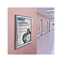 Azar Poster Holder, 8.5" x 11", Wall Mounted, Silver, Plastic, 4/Pack (300336-SLV-4PK)~#|#~EE2C7368-EB97-46E5-8F5A3F183C1F3FC7_sc7