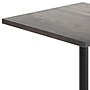 Flash Furniture Bennett Square Shaped Wooden Commercial Indoor Table, 36" x 36", Dark Brown Top/Black Base (GSFSQ36DBT3030B)~#|#~EE2C992C-E628-4472-93504A14EE2DAE50_sc7
