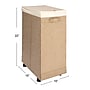 Household Essentials Rolling Hamper with Lid, Latte (HE1058)~#|#~EE2EC80D-E441-474E-A33E8D1E668EA455_sc7