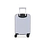 Bond Street Panoramic 21.5" Hardside Carry-On Suitcase, 8-Wheeled Spinner, TSA Checkpoint Friendly, Silver (HLG7520BS-SILVER)~#|#~EE324966-8CBE-46A7-A156A15F7B081297_sc7