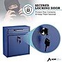 AdirOffice Steel Indoor/Outdoor Interoffice Mailbox, Blue (631-05-BLU)~#|#~EE32E802-9102-42C1-AAF48E3ADBA9A459_sc7