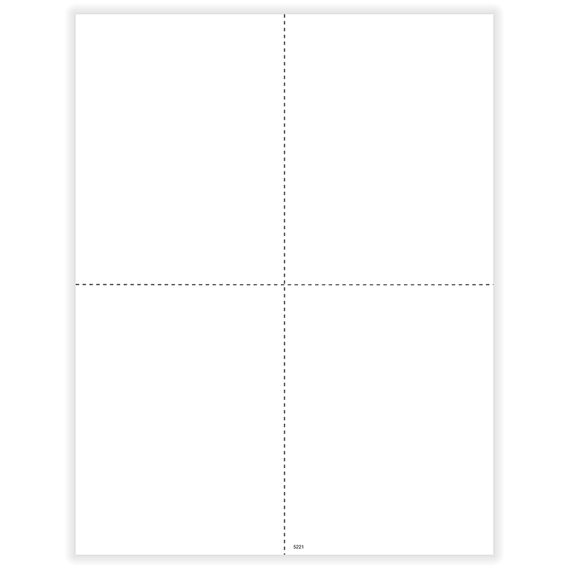 ComplyRight 2025 W-2 Tax Form, 4-Part, 4-Up, 50/Pack (522150) image 1