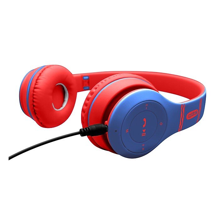Crayola Boost Active Wireless Over-Ear Headphones, Bluetooth, Blue