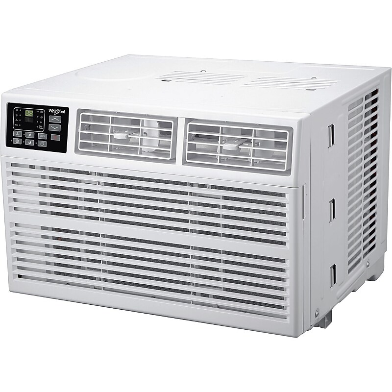 Whirlpool 115-Volt 8,000 BTU Window Air Conditioner with Remote, White (WHHW081AW) image 1