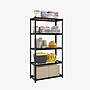 FlexiSpot 5-Shelf Metal Light Duty Wire Storage Shelving, 72" x 36" x 16", Black (CJ017-DK)~#|#~EE3DF1D2-FB0F-480F-898CE6F8C4A8131A_sc7