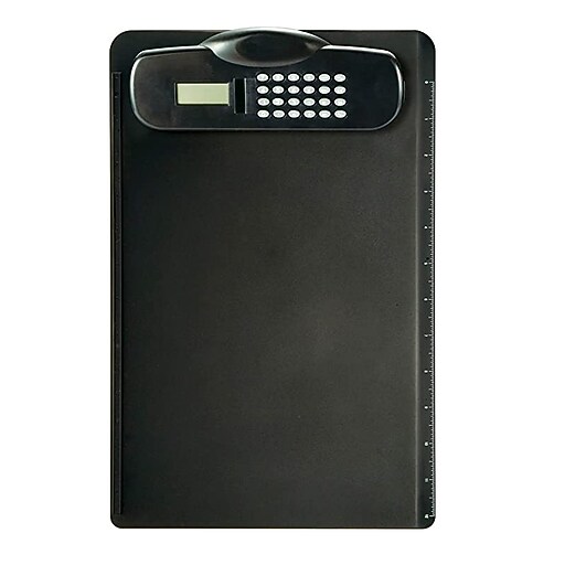 Officemate Plastic Letter Size Clipboard, Black (83336) Staples