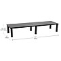 Mind Reader Adjustable Dual Monitor Stand, Black (DUBMO-BLK)~#|#~EE3FEE19-7362-4E77-AE4E8F2BAF049A46_sc7