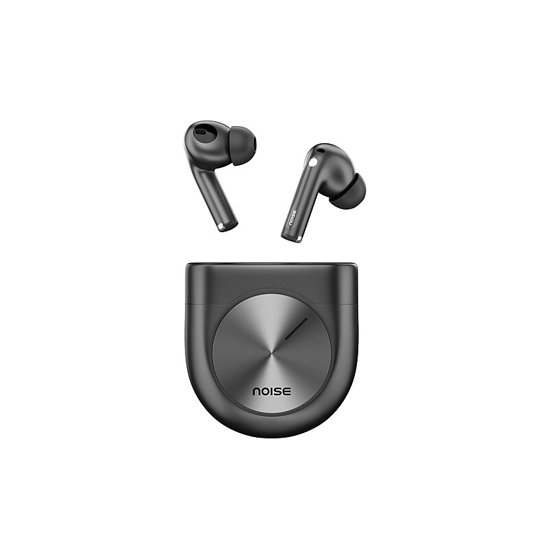 Noise Master Buds Wireless Active Noise Canceling Earbuds, Bluetooth, Black (NBX-105BL) image 1