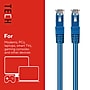 Staples TECH 100' Cat-6 Ethernet Cable, Male to Male, Blue (ST62452)~#|#~EE41ECB3-465A-4312-B3B6990C78EB6E6D_sc7
