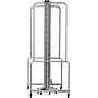 National Public Seating Robo Series 5-Panel Folding Mobile Room Divider, 72"H x 72"W, Grey Fabric (RDG6-5PT02)~#|#~EE432B0B-955D-40C5-98A17AD38F1DD010_sc7