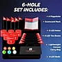 BucketGolf Glow 6-Hole Backyard Golf Bundle, Multicolored (BGGLOW6)~#|#~EE4535DD-A415-44E8-95AC3613F9D0025D_sc7