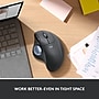 Logitech ERGO M575 Wireless Ergonomic Trackball Mouse, Black (910-007026)~#|#~EE4642D6-3B5B-432E-9102A3C7F82D815C_sc7