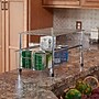 Household Essentials Free Standing Single Basket Sliding Cabinet Organizer with Metal Frame, Silver (HH1237-1)~#|#~EE4D011A-C4CB-4D01-807269A921204D43_sc7
