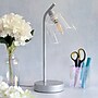 Simple Designs Sleek Essentials LED Desk Lamp, 15.75", Silver (LD1080-SLV)~#|#~EE4E0F29-FF01-4790-9FCB9FE997AE66B6_sc7