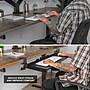 Mount-It! Adjustable 30"W Clamp-On Keyboard and Mouse Tray, Black (MI-7181)~#|#~EE4FBC8E-5576-45BC-9748A28F705CB233_sc7