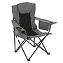 Arrowhead Outdoor Quad 6-Can Armrest Outdoor Chair, Granite Gray (TSRTKKS0316U)~#|#~EE540D01-002D-429A-ACB5924AC142A377_sc7