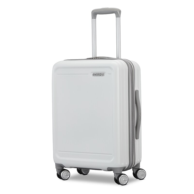 American Tourister 18.9" Hardside Carry-On Suitcase Spinner, White (152600-1908) image 1