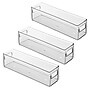 iDESIGN Medium Stackable Plastic Storage Bin, Clear, 3/Pack (29086M3)~#|#~EE5634F5-3B2F-43A7-B91C9D676EBE7C55_sc7