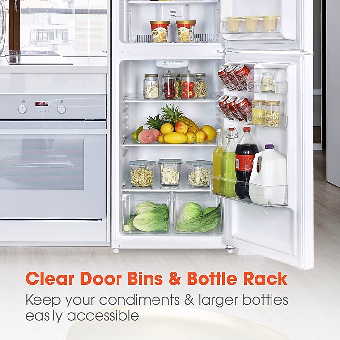 Magic Chef Refrigerator w/Freezer, 10.1 Cu. Ft., White (HMDR1000WE