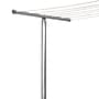 Household Essentials Galvanized Steel One‑Piece T‑Post Clothesline Pole with Crossbar, Silver (HHT2075-1)~#|#~EE5A110A-4878-4542-B6D2A255B1A29533_sc7