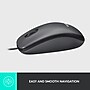 Logitech M100 Ambidextrous Optical USB Mouse, Black (910-001601)~#|#~EE5AFE37-20B8-43DF-8E625EAEC37619E0_sc7