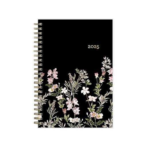 2025 Blue Sky Nevaeh 5" x 8" Weekly & Monthly Planner, Plastic Cover