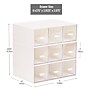 Mind Reader 9-Compartment Plastic Desk Organizer, White (BOX9-WHT)~#|#~EE5BF8E5-4958-42FC-9A6AC86BB47E6DBC_sc7