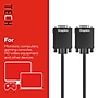 Staples TECH 6 ft. SVGA to VGA Audio/Video Cable, Male to Male, Black (ST62470)~#|#~EE6218DF-8E3D-405A-B82CBDB8018CEF18_sc7
