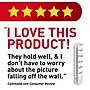 Command Large Hanging Strips, 16 lb., White, 20 Pairs/Pack (17206-20NA)~#|#~EE647757-5668-409B-9C9C48AC845EACDD_sc7