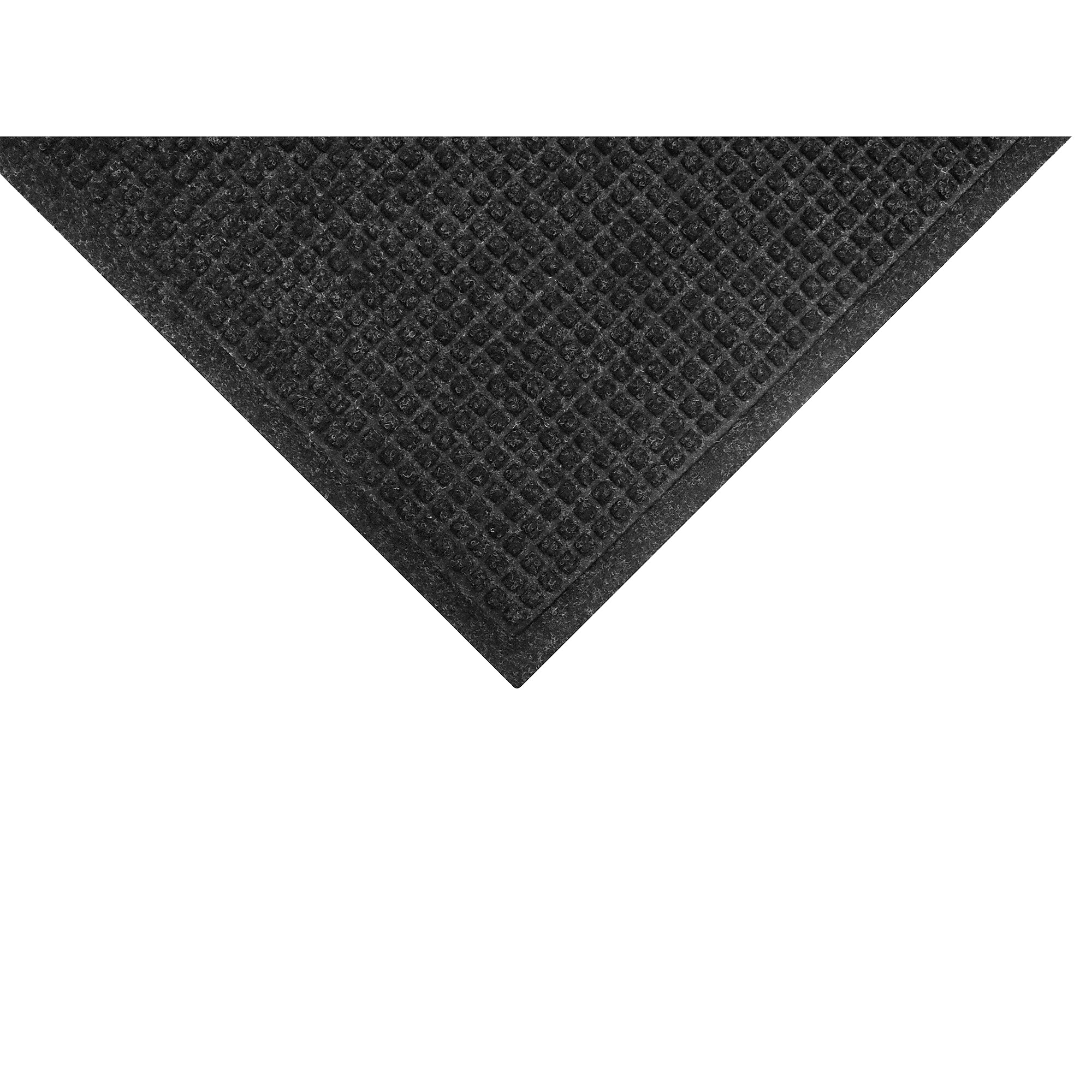 M + A Matting WaterHog Squares Fashion Commercial Wiper/Scraper Entrance Floor Mat, 3′ x 8′, Charcoal (2805438170) Sansujyuku sansujyuku.com