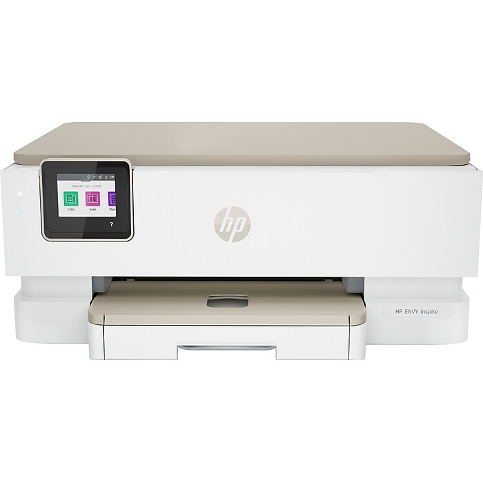 HP Envy Inspire 7255e Wireless Color All-In-One Inkjet Printer, Print, Scan, Copy, Best for Home, 3 Months FREE Ink with HP+