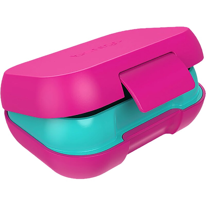 bentgo Kids Snack Container, Fuchsia/Teal, 12 oz. (BGKDSNK-F) image 1