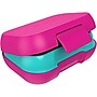 bentgo Kids Snack Container, Fuchsia/Teal, 12 oz. (BGKDSNK-F)~#|#~EE6C8881-F65D-4251-91B594F787F3C8CE_sc7