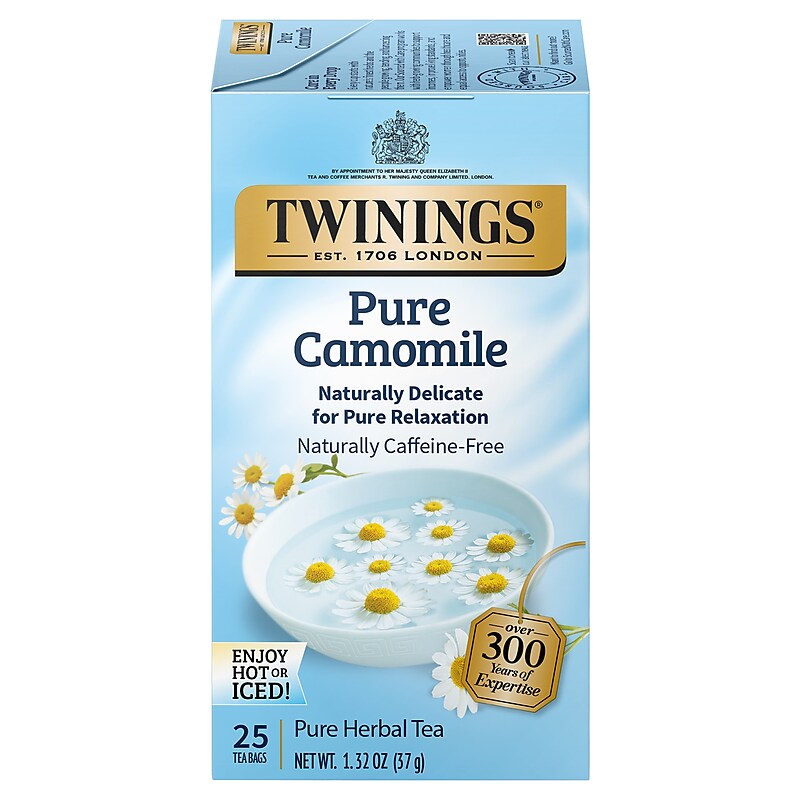 Twinings Pure Camomile Herbal Tea Bags, 25/Box (TNA85142) image 1