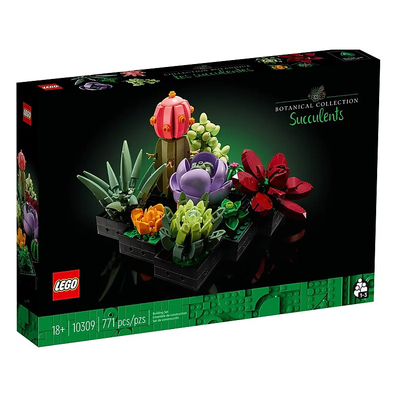 LEGO Icons Botanical Collection Succulents, 771 Pieces (10309) image 1