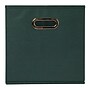 Household Essentials Storage Cubes 23.05 Quart Storage Container, Cardboard, Dark Green, 6/Pack (HE1248)~#|#~EE750025-048F-4A90-A81C8283C7298194_sc7